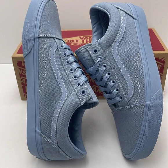 Vans Men’s Sneakers Low-Top Canvas Sneakers Old Skool
Pastel Mono Dusty Blue - Picture 11 of 16